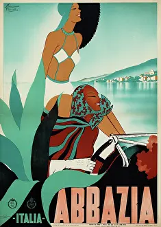 Abbazia: Poster, Abbazia, Italy