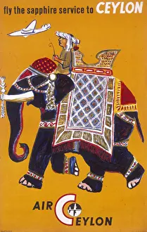 Sapphire: Poster advertising Air Ceylon