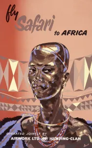 Clan: Poster advertising Airwork for African safari