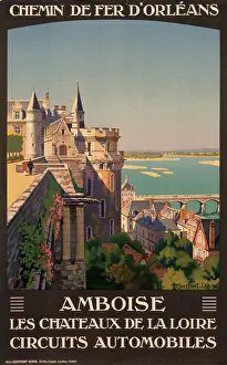 Poster advertising Amboise