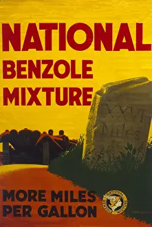 Milestone: Poster advertising Benzole