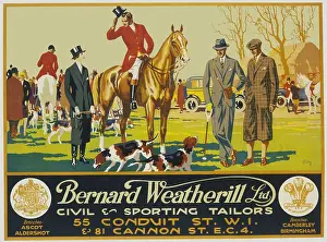 Expensive: Poster advertising Bernard Weatherill Ltd