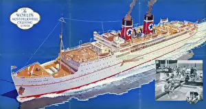 Arandora: Poster advertising the Blue Star Line