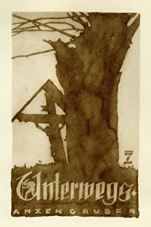 Retrographics Limited (ludwig Hohlwien): A poster advertising the book, Unterwegs