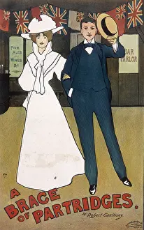 Farcical: Poster advertising A Brace of Partridges