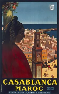 Casablanca: Poster advertising Casablanca