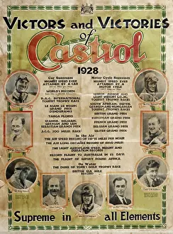 Castrol: Poster advertising Castrol