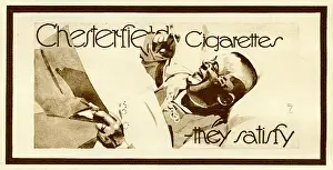 Chesterfield: A poster advertisement for Chesterfield cigarettes