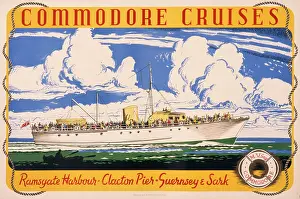 Ramsgate: Poster advertising Commodore Cruises