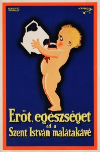 Spout: Poster advertising drinking chocolate