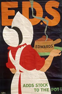 Adds: Poster advertising Edwards soups