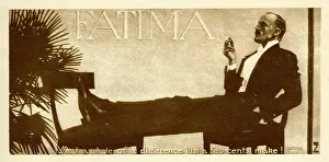 Retrographics Limited (ludwig Hohlwien): A poster advertisement for Fatima Cigarettes
