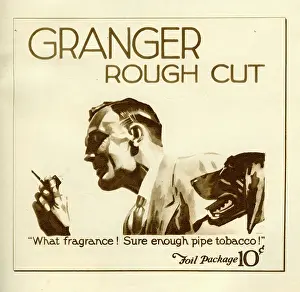Granger: A poster advertisement for Granger rough cut tobacco