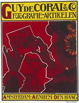 Arnhem: Poster advertising Guy de Coral & Co, Amsterdam