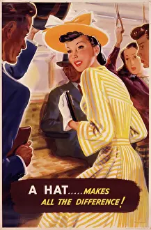 Polite: Poster advertising hats