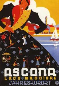 Maggiore: Poster advertising for the holiday destination Ascona 19