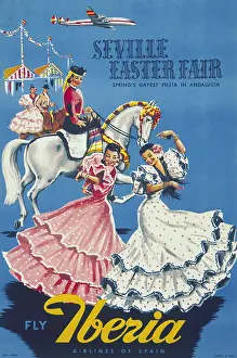 Andalucia: Poster advertising Iberia Airlines