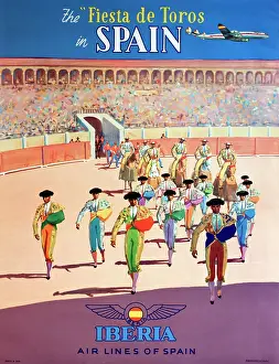 Onslow Auctions Limited: Poster advertising Iberia Airlines