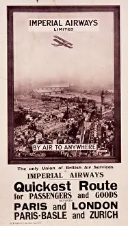 Convenient: Poster advertising Imperial Airways