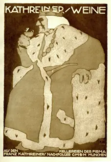 Winery: A poster advertisement for Kathreiner wine