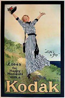 Moments: Poster advertising Kodak cameras