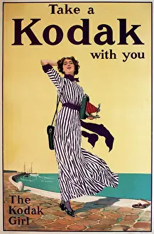 Onslow Auctions Limited: Poster advertising Kodak cameras