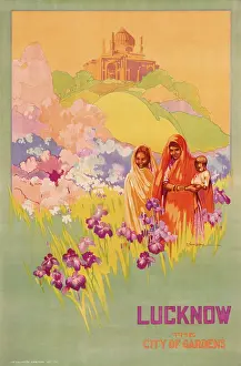 Lucknow: Poster advertising Lucknow, India
