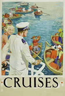 Sheppard: Poster advertising luxury cruises