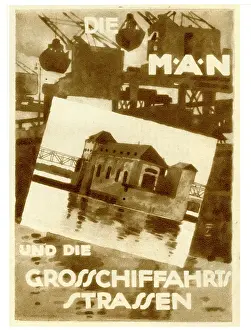 Retrographics Limited (ludwig Hohlwien): A poster advertisement for MAN
