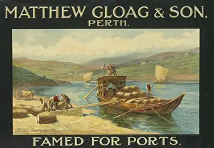 Perth: Poster advertising Matthew Gloag & Son