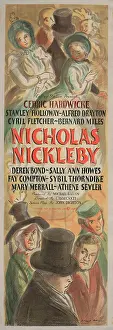 Dighton: Poster advertising Nicholas Nickleby film