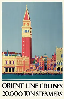 Art Nouveau: Poster advertising Orient Line cruises