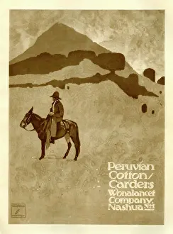 Peruvian: A poster advertising Peruvian Cotton