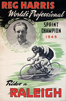 Sprint: Poster advertising the Raleigh bicycle