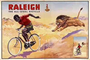 Reliability: Poster advertising Raleigh bicycles