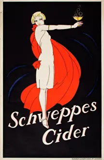 Cider: Poster advertising Schweppes Cider