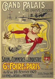 Caduceus: Poster advertising the Sixth Paris Fair, 1909