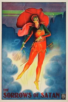 Sensational: Poster advertising The Sorrows of Satan