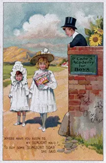Poster advertising Sunlight Soap