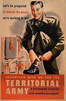 Divisions: Poster advertising the Territorial Army
