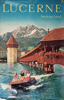 Lucerne: Poster advertising trips to Lucerne, Switzerland