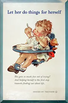 Herself: Poster advertising Trufood