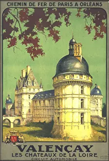 Chateaux: Poster advertising Valencay