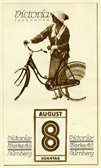 Retrographics Limited (ludwig Hohlwien): A poster advertising Victoria bicycles