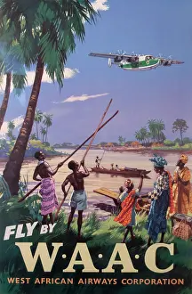 Waac: Poster advertising West African Airways