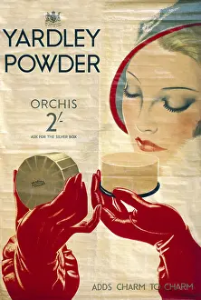 Yardley: Poster advertising Yardley powder