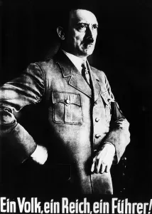 Hung: Poster with Adolf Hitler, 1933-45