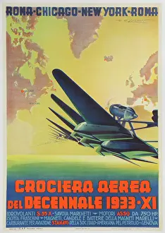 Lazzaro: Poster, Air Cruise XI, 1933