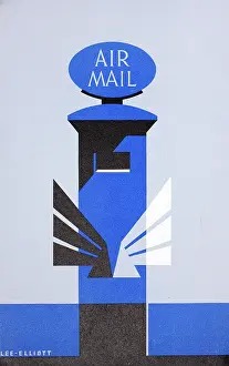 Postal: Poster, Air Mail