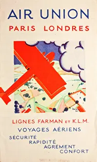 Londres: Poster, Air Union, Paris, Londres